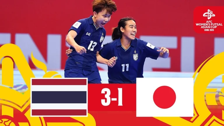 Tailand Gong Kongni yengib, Ayollar Futsal Osiyo kubogi yarim finaliga chiqdi