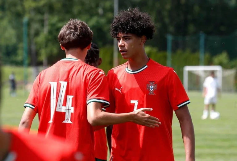 Cristiano Ronaldo Jr Tampil Starter Pertama Kali bersama Timnas U-15 Portugal