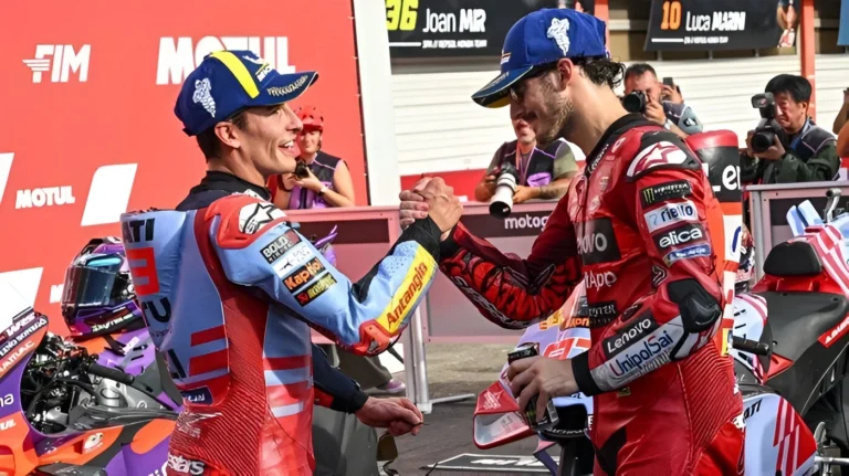 Marquez Dominasi Ducati, Bagnaia Kesulitan Pertahankan Performa