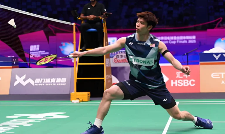 Leong Jun Hao Kalahkan Jonatan Christie di Singapore Open