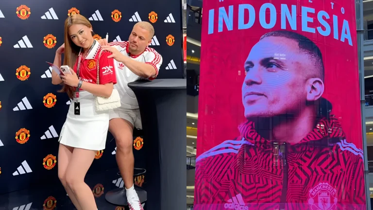 Wes Brown Kunjungi Gerai Adidas Jakarta, Sapa Fans