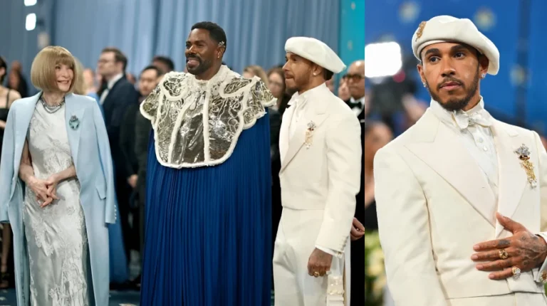 Lewis Hamilton Tampil Memukau Dengan Busana Penuh Makna di Met Gala 2025