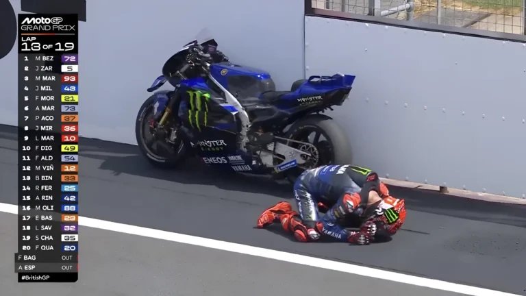Kegagalan Teknis Hancurkan Peluang Kemenangan Quartararo di MotoGP Inggris