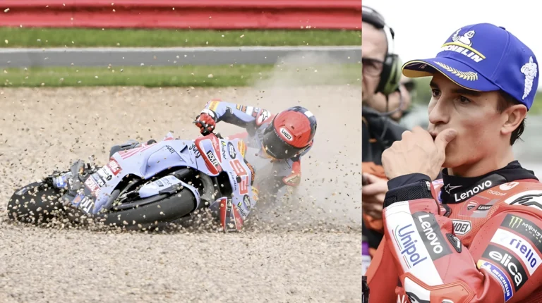 Marc Marquez Alami Insiden Saat Kejar Podium di MotoGP Inggris