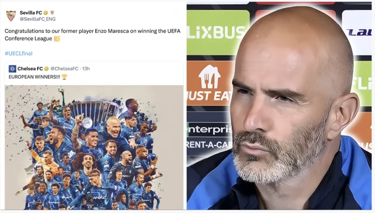 “Our Beloved Enzo” — Ucapan Selamat Sevilla untuk Maresca Picu Ketegangan Usai Kekalahan Telak Betis dari Chelsea