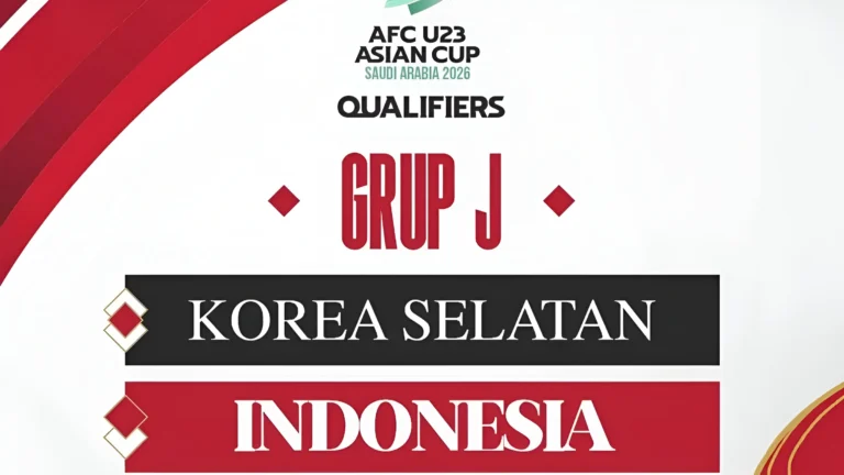 Timnas U-23 Indonesia Jadi Tuan Rumah Grup J Kualifikasi Piala Asia 2026
