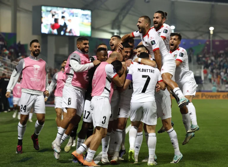 Last-minute penalty drama shatters Palestine’s hopes for next round