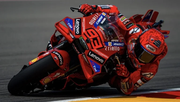 Marc Marquez tampil dominan di MotoGP Aragon dengan motor Ducati