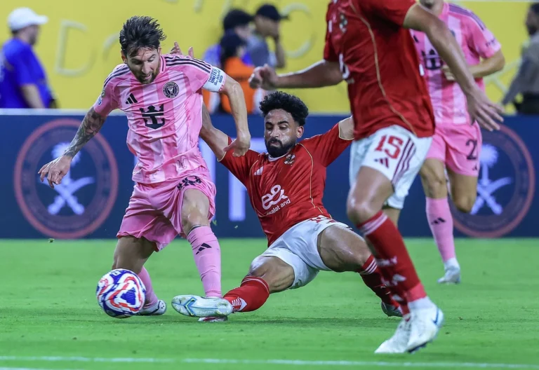 Messi escapes punishment after headbutting Al Ahly defender in Club World Cup