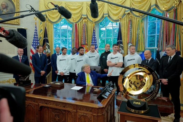 Pertemuan canggung Juventus dengan Trump di Gedung Putih jelang Piala Dunia Klub