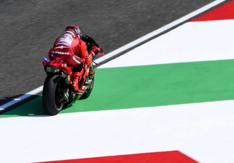 Marc Marquez breaks lap record in Italian MotoGP qualifying