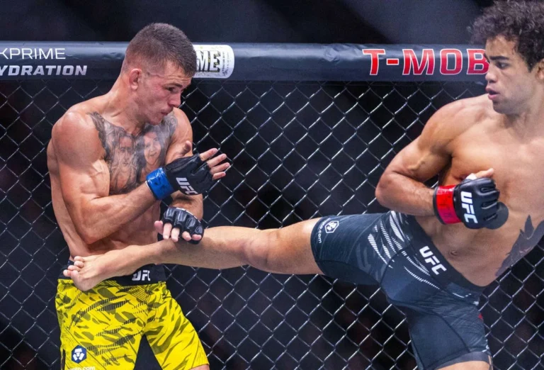 Brandon Royval faces fierce resistance from Joshua Van at UFC 317