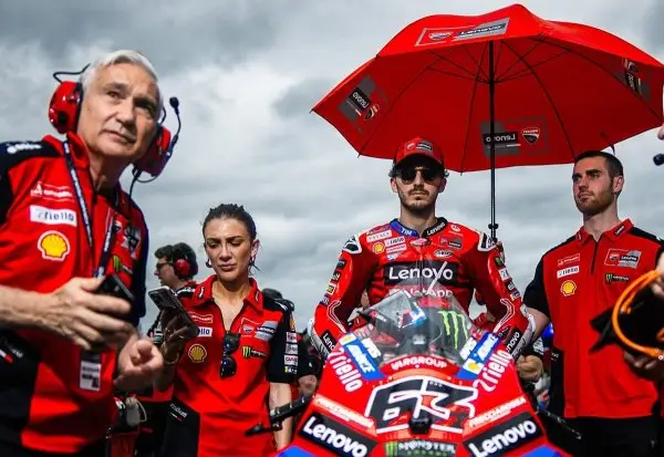 Bagnaia Kesulitan Imbangi Marquez di MotoGP Aragon