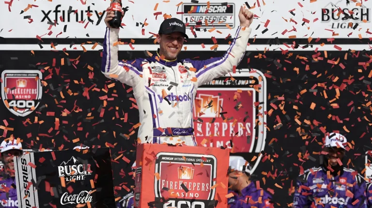 Denny Hamlin Claims Third Victory of the Season at Michigan