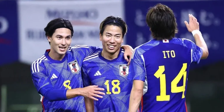 Jepang VS Indonesia : Babak pertama Yamada mencetak gol ke tiga Jepang!