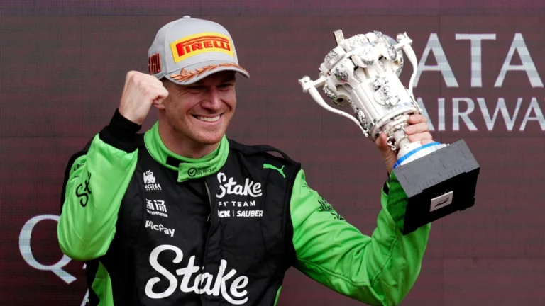Nico Hulkenberg finally claims first F1 podium after 238 races