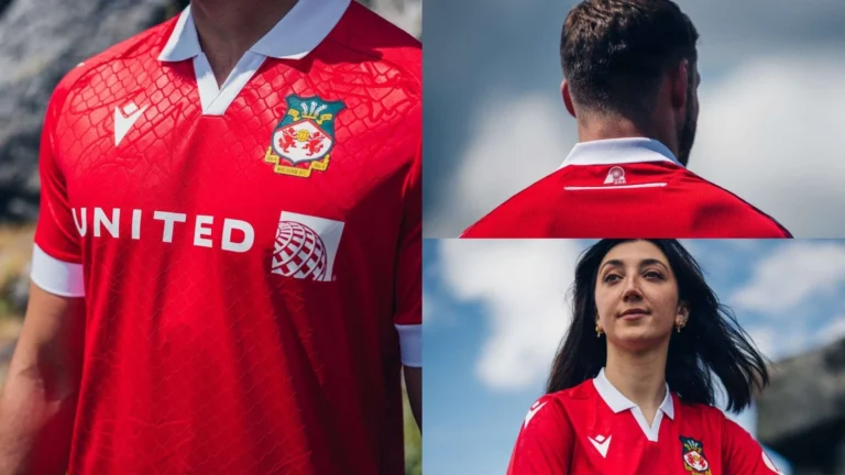 Wrexham AFC Launches New Home Kit with 80s Era Nostalgic Touch