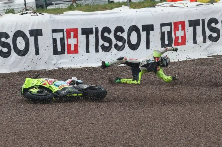 Franco Morbidelli alami cedera parah setelah kecelakaan di Sachsenring
