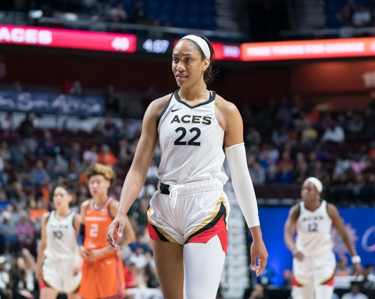 A’ja Wilson Kembali dengan Performa Gemilang, Aces Kalahkan Valkyries