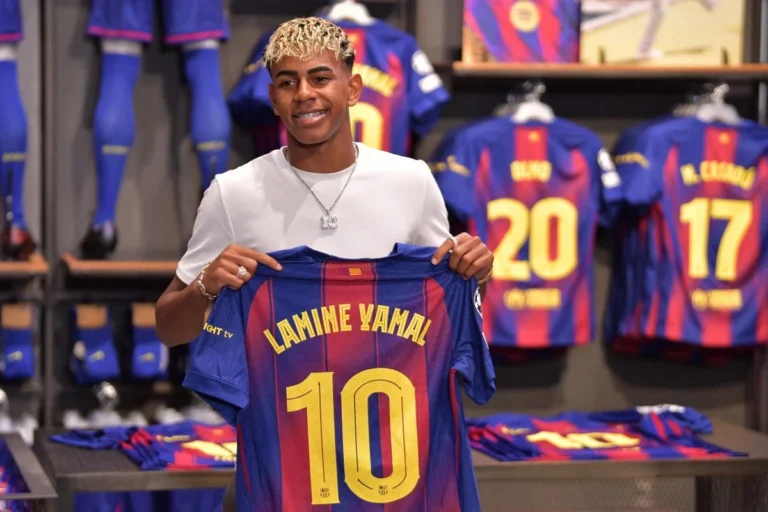 Lamine Yamal resmi kenakan nomor 10 Barcelona setelah perpanjang kontrak