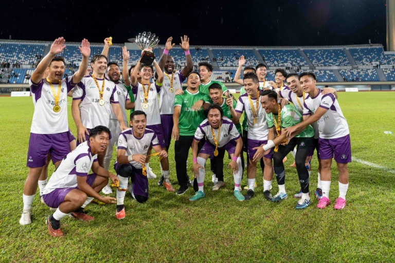Brunei player cries after scoring in ASEAN Cup U-23