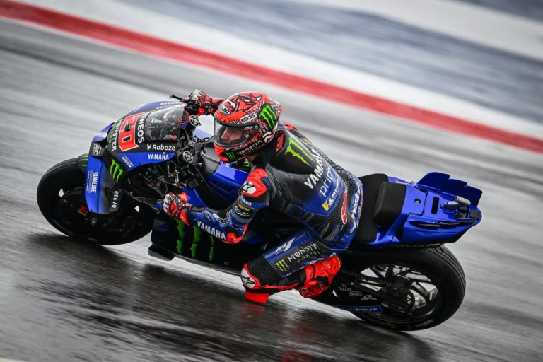 Quartararo puas dengan performa di trek basah Brno