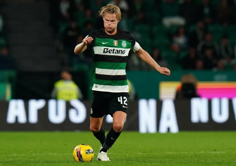Manchester United dan City Berebut Kapten Sporting CP Hjulmand