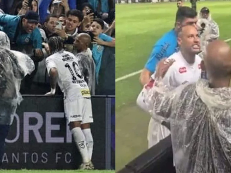 Neymar Confronts Fan After Disallowed Goal