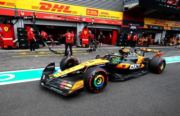 Norris dan Piastri kuasai baris depan GP Belgia setelah kualifikasi dramatis