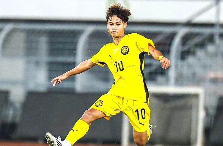 Danish Hakimi kenakan gelang bertuliskan “Ibu” saat cetak dua gol ke gawang Brunei