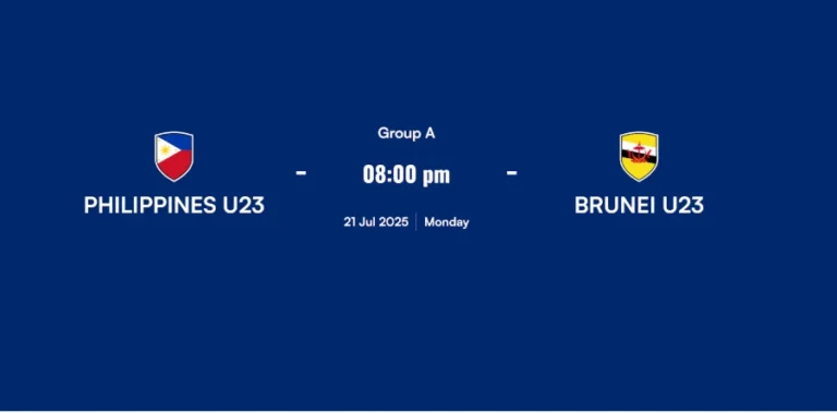 Filipina vs Brunei Darussalam: Jadwal Siaran Langsung (21.07.2025)