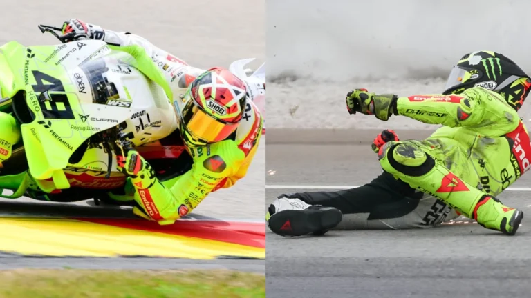 Di Giannantonio Crashes While Leading German GP