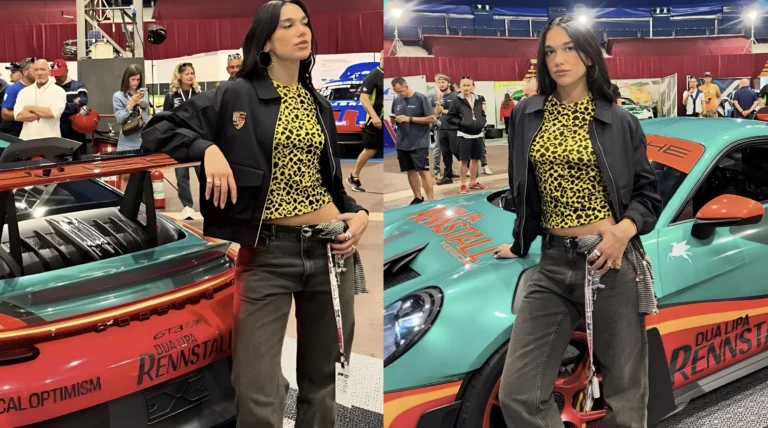 Dua Lipa Showcases Custom Porsche GT3RS at Goodwood Festival of Speed