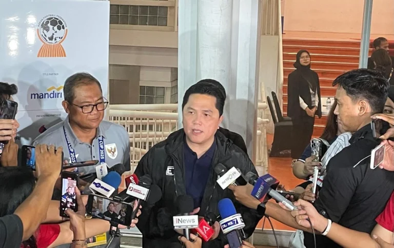 Erick Thohir Reminds Indonesia U-23 to Stay Alert after Beating Brunei