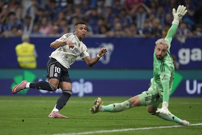 Real Madrid 2-turda Mbappening dubli va Vinisiusning goli evaziga La Liganing yangi a’zosi Ovyedoni mag’lub etdi