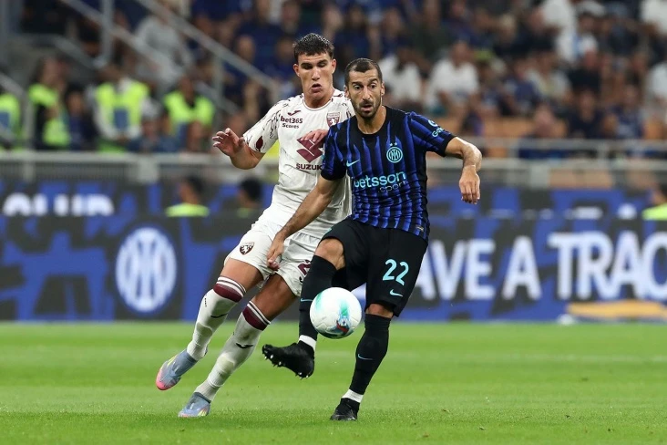 Inter Torino darvozasiga javobsiz beshta, Turam ikki bor raqib darvozasini ishg‘ol qildi