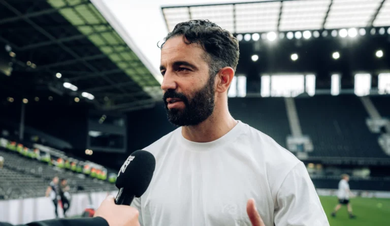 Ruben Amorim saat mendampingi Manchester United di Premier League
