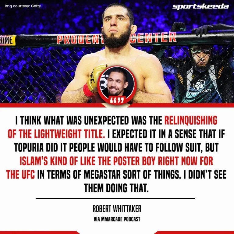 Robert Uittakerning fikricha, UFC 322 turnirida Islom Maxachev ko‘proq risk qiladi, Della Maddalena esa hammani hayratga solishga tayyor turibdi